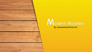 Font page | Modern Wooden Powerpoint Template