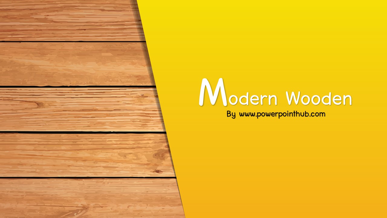 Font page | Modern Wooden Powerpoint Template