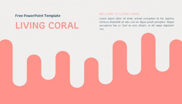 Living Coral – PowerPoint Template (11)