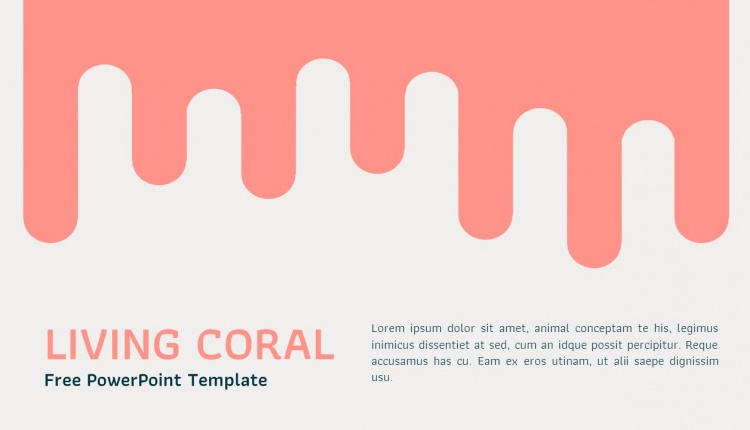 Living Coral – PowerPoint Template (3)