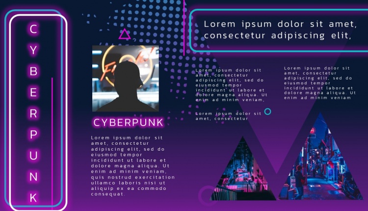 CyberPunk PowerPoint Template by PowerPointhub.com (2)