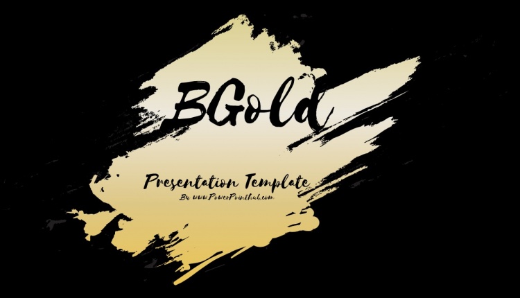 BGold Free PowerPoint Template by PowerPointHub (1)