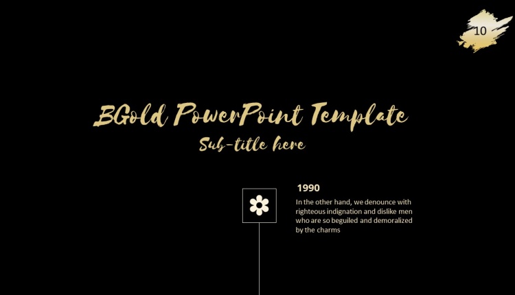 BGold Free PowerPoint Template by PowerPointHub (10)