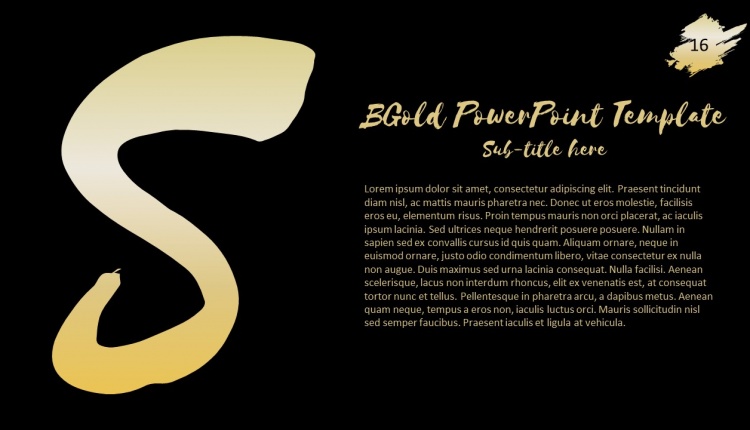 BGold Free PowerPoint Template by PowerPointHub (16)