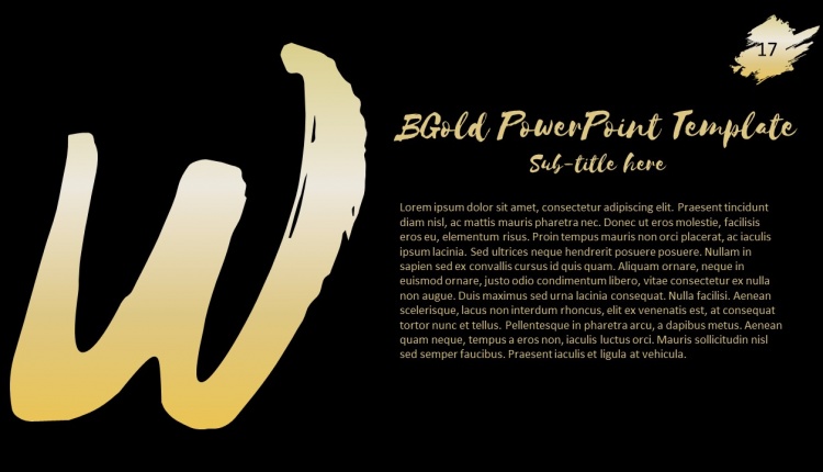 BGold Free PowerPoint Template by PowerPointHub (17)