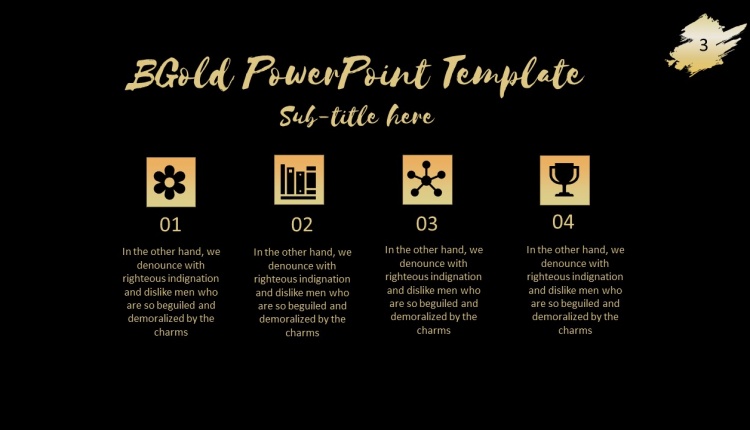 BGold Free PowerPoint Template by PowerPointHub (3)