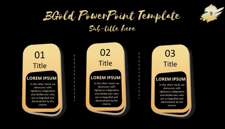 BGold Free PowerPoint Template by PowerPointHub (9)
