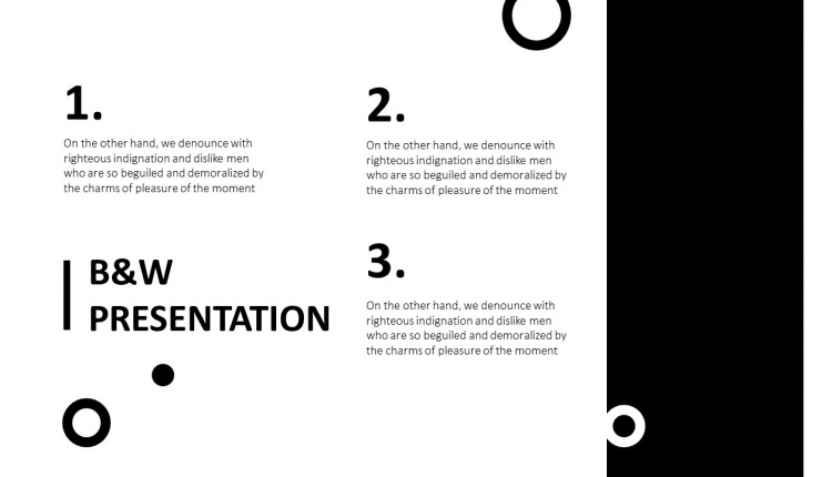 B&W Free PowerPoint Template by PowerPointHub (14)