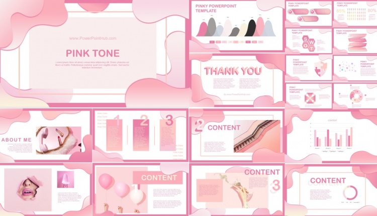 PowerPointHub – Pinky Free PowerPoint Template – thumnail