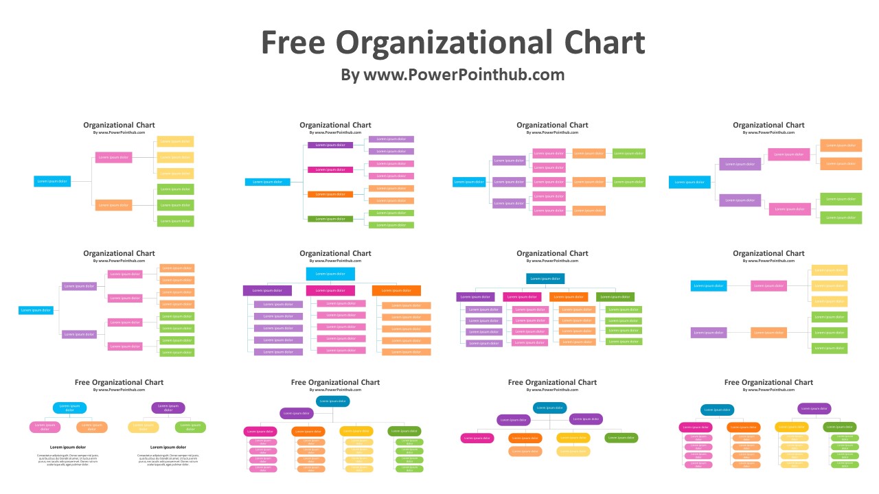 แผนภูมิองค์กร (Organization Charts) - Powerpoint Hub