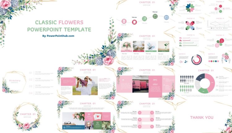 classic flowers template – thumbnail