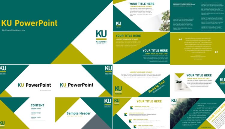 PowerPointHub KU PowerPoint Template-thumbnail