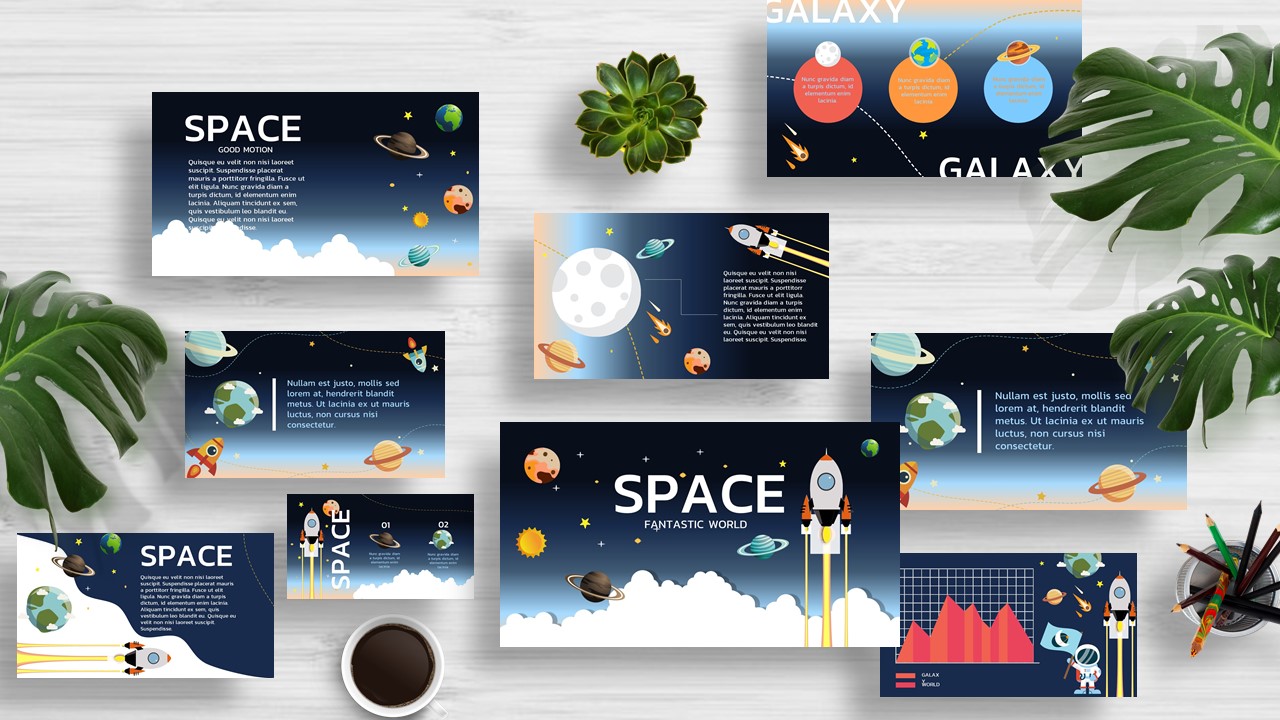 Space Powerpoint Template - Powerpoint Hub