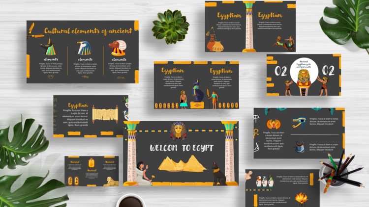Free download egypt PowerPoint template