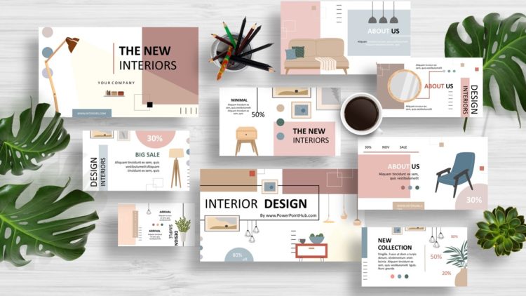 PowerPointHub-Interior Design Thumbnail