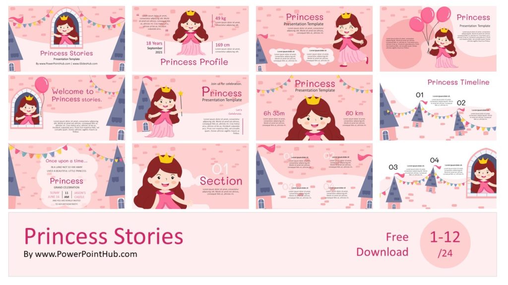 Princess Stories Powerpoint Hub