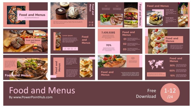 PowerPointHub-Food-and-Menus-Slides-Thumbnail-1