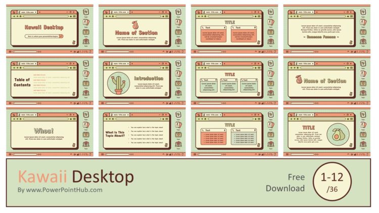 PowerPointHub-Kawaii-Desktop-Slides-Thumbnail-1