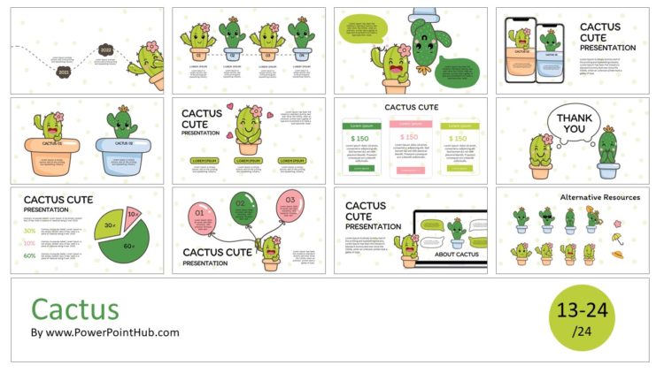 PowerPointHub-Cactus-Slides-Thumbnail-2