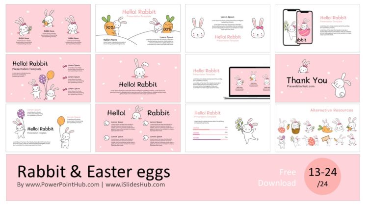 PowerPointHub-Rabbit-Cartoon-Slides-thumbnail-2