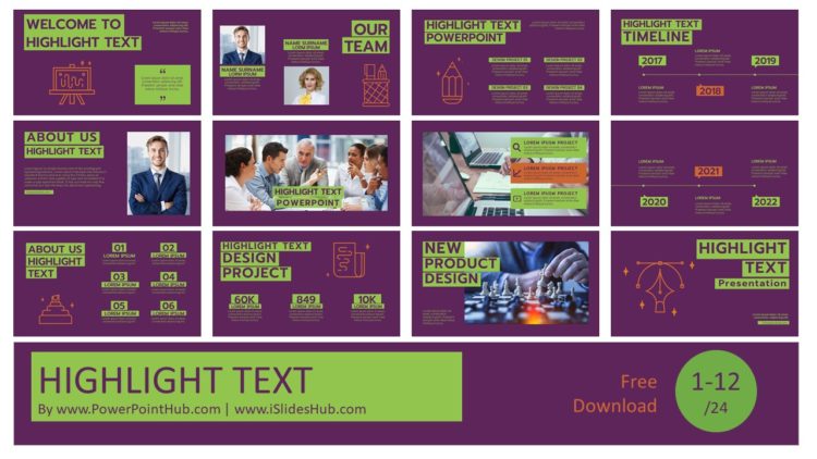 PowerPointHub-Highlight-Text-Slides-Thumbnial-1
