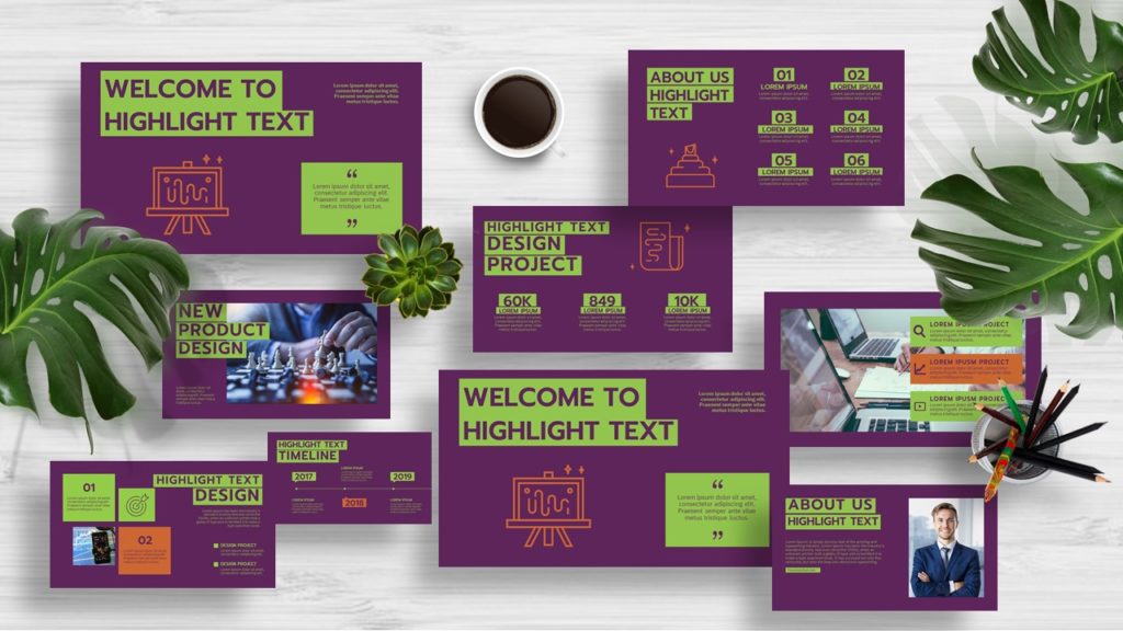 Do you like marker or highlighter pen? This is free stylish Highlighting template for PowerPoint, Keynote , Google Slide and Canva. 100% Free download.