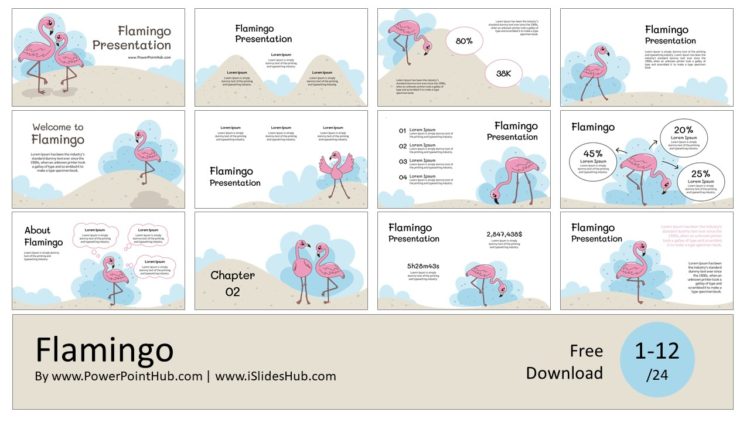 PowerPointHub-Flamingo-Slides-Thumbnail-1