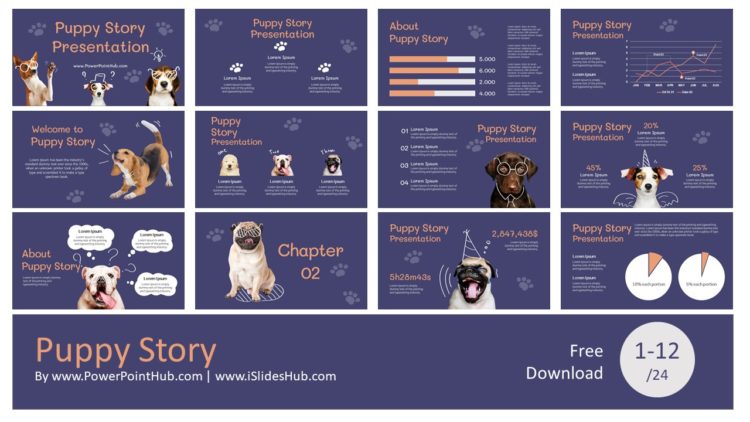 PowerPointHub-Puppy Story-Slides-Thumbnail (1)