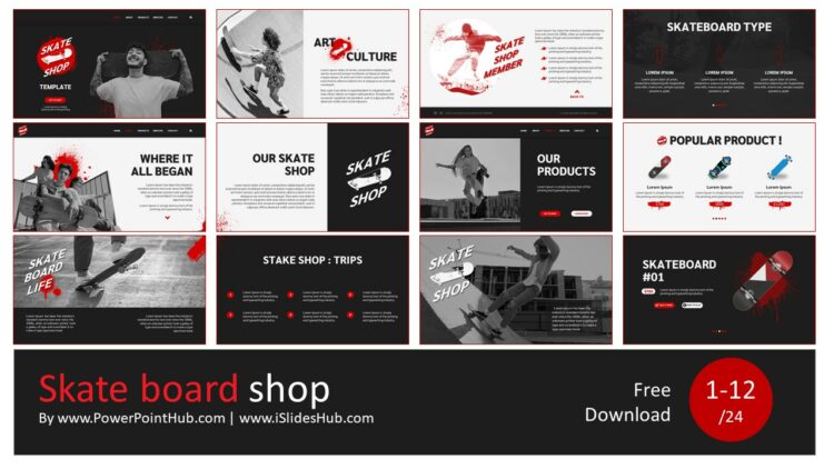 PowerPointHub-Skateboard-Shop-Slides-Thumbnail-1