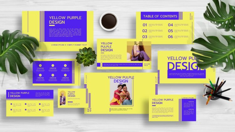 PowerPointHub-Yellow-Purple-Design-Thumbnail