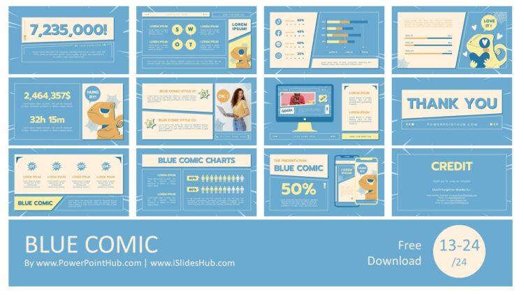 PowerPointHub-Blue Comic-Slides-Thumbnail (1)