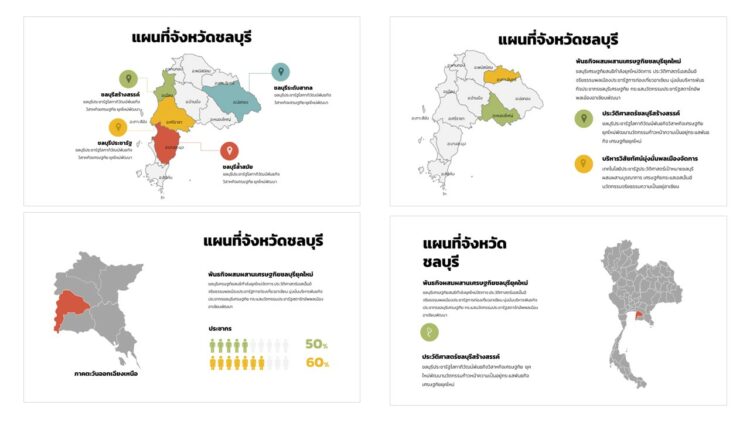 PowerPointHub-Chon Buri-Map-Slides-Thumbnail