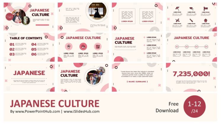 PowerPointHub-JAPANESE-CULTURE-Slides-Thumbnail-1